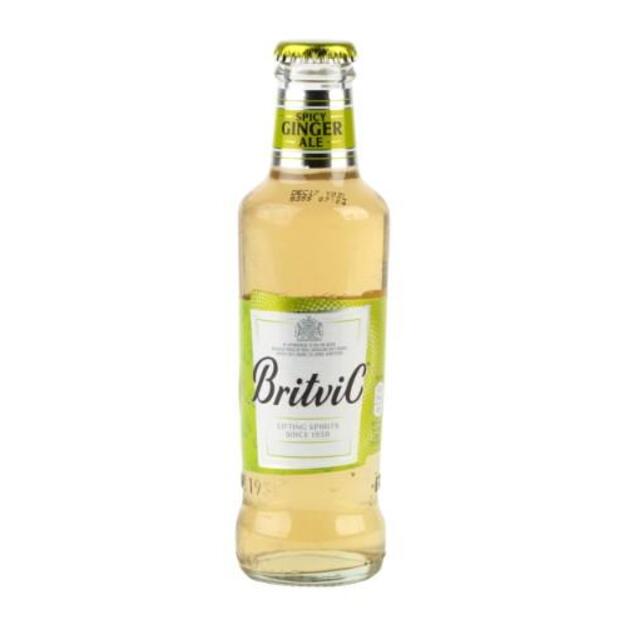 Gaivusis gėrimas BRITVIC Ginger ale, 200 ml stiklo butelis D