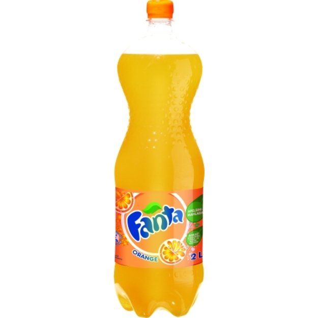 Gazuotas apelsinų skonio gaivusis gėrimas FANTA, 2 l PET D