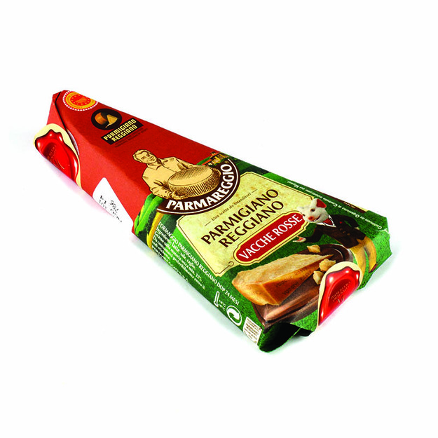 Kietasis sūris PARMAREGGIO Parmigiano Reggiano VACCHE ROSEE brandintas min. 24 mėnesius, SGN, 250 g