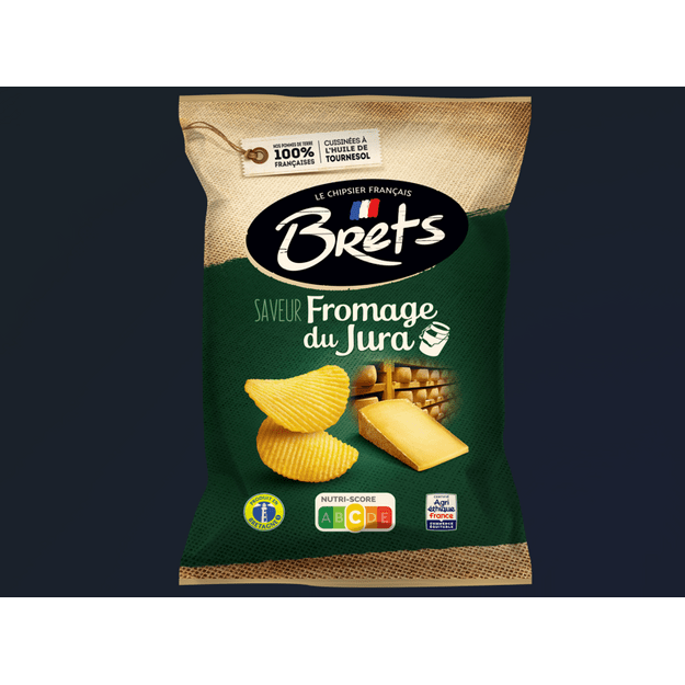 Bulvių tra&scaron;kučiai BRETS, Prancūzi&scaron;ko Jura sūrio skonio, 125g