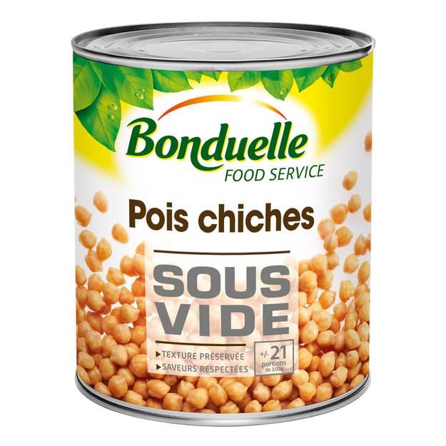 Avinžirniai BONDUELLE, vakuume, 2,55/2,1 kg 1