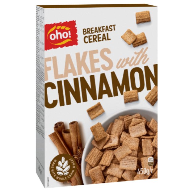 Sausi pusryčiai OHO su cinamonu , 450 g 1