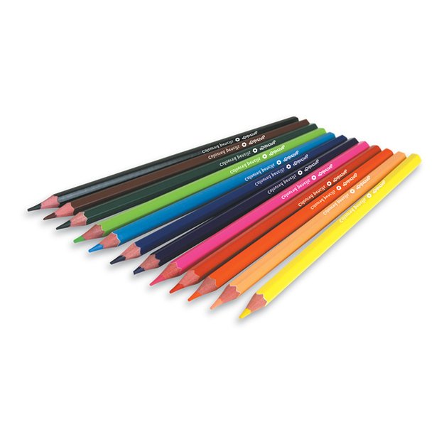 Spalvoti pie&scaron;tukai COLORINO KIDS, 12 spalvų 2
