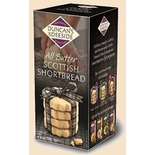 Sausainiai DUNCAN S OF DEESIDE Scottish Shortbread, 200 g