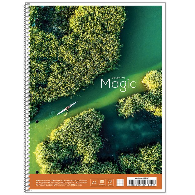 Sąsiuvinis Schoolboy, 80 lapų,  linijomis, A4+, 70 gsm 1