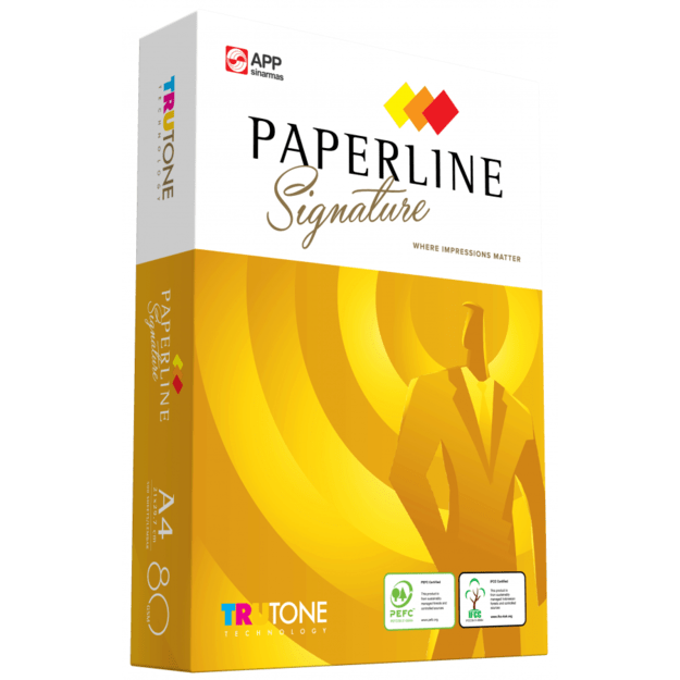 Biuro popierius Paperline Signature, A4, 80 g/m2, 500 lapų