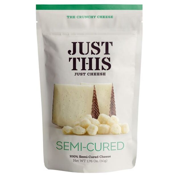 Sūrio užkandis JUST THIS Semi Cured, 50 g