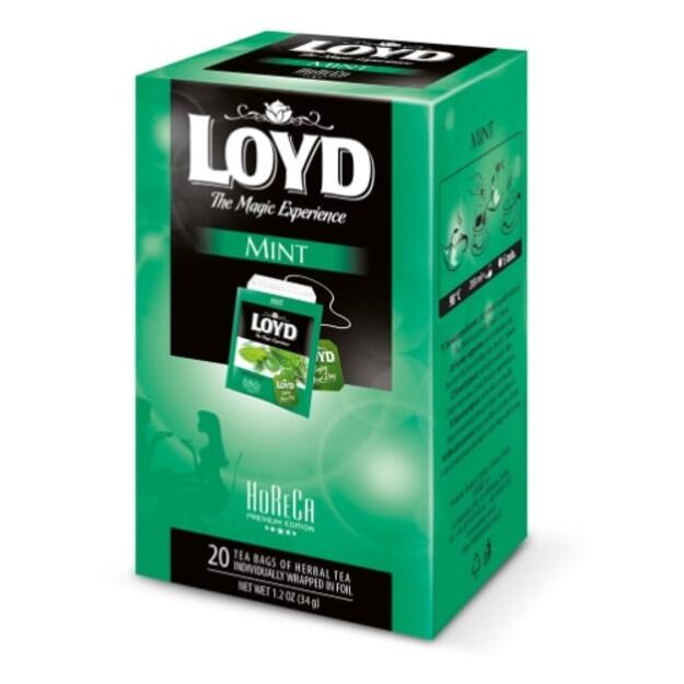 Žolelių arbata LOYD HORECA Mint, 20 x 1,7g