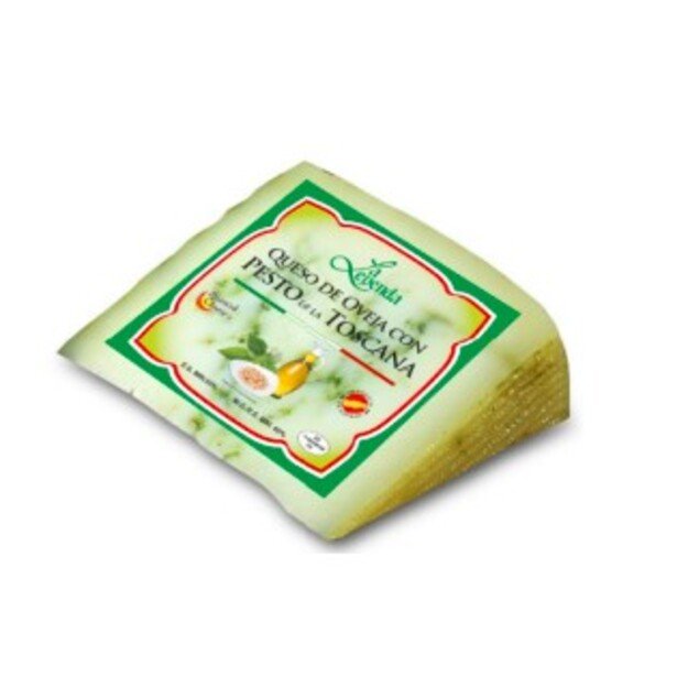 Kietasis avių pieno sūris LA LEYENDA, su pesto, brandintas 5 mėn., 150 g