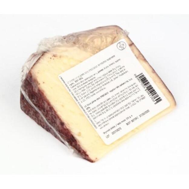 Karvės pieno sūris IMBRIAGO, brandintas raudoname vyne, RSM 42%, 200 g