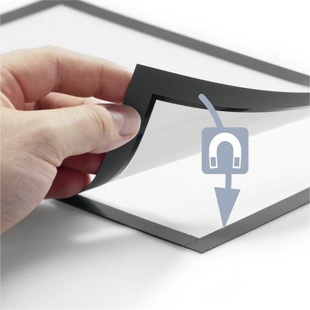 Rėmelis dokumentams DURABLE DURAFRAME® A4, 2 vnt./pak., juoda sp. 2