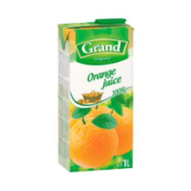 Apelsinų sultys GRAND, 100%, 1 l