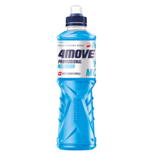 Izotoninis gėrimas 4 MOVE Zero Multifruit, 750ml PET