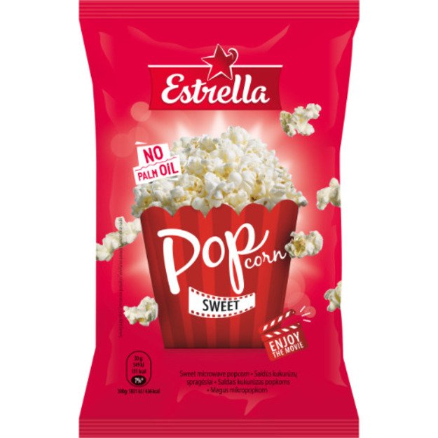 Kukurūzų spragėsiai ESTRELLA, saldūs, 90 g 1