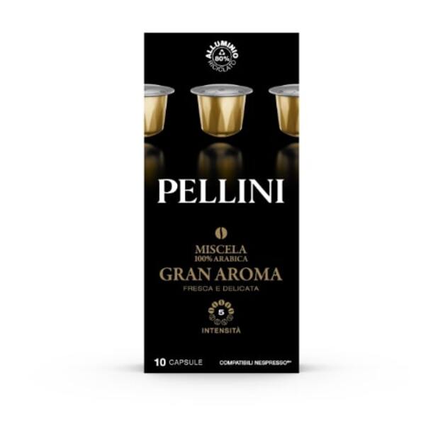 Kavos kapsulės PELLINI Gran Aroma, 10x5,5g