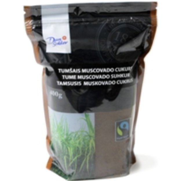 Cukrus MUSCOVADO, tamsus, 400 g