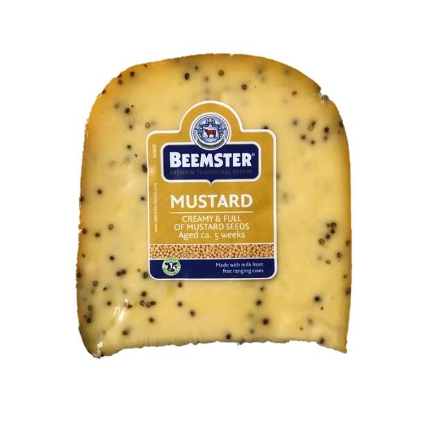Puskietis sūris BEEMSTER, su garstyčiomis, brandintas 5 savaites, 250 g