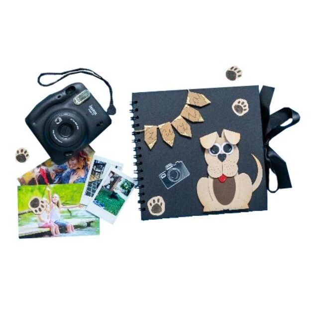 Nuotraukų albumas Kraft, 205x205mm, 35 lapai, rudas 2