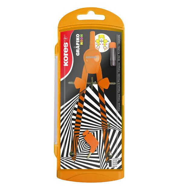 Skriestuvas KORES Grafiko Neon, su grafito dėžute 2