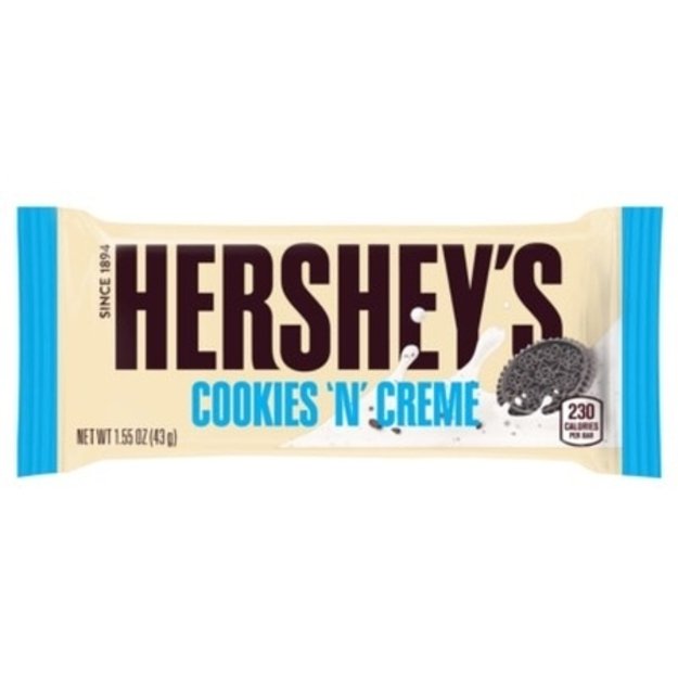 Batonėlis HERSHEY S Cookies N Creme, 43 g