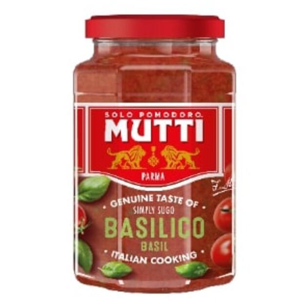 Padažas makaronams MUTTI, su baziliku, 400 g
