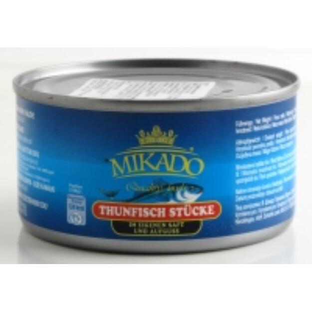 Tunų gabalai savo sultyse MIKADO, 185 / 130 g
