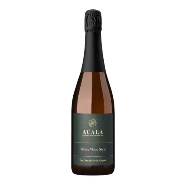 Ekologiškas gaivusis arbatos gėrimas ACALA White Wine Style, 750 ml, LT-EKO-001