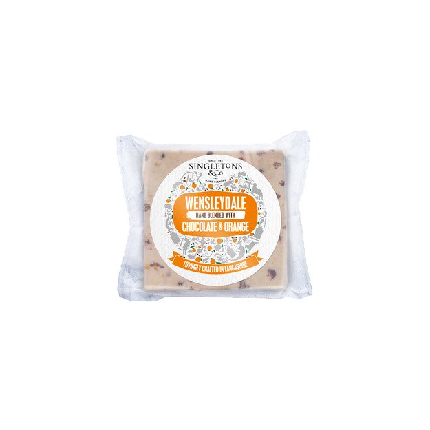 Sūris WENSLEYDALE Chocolate & Orange, 200 g