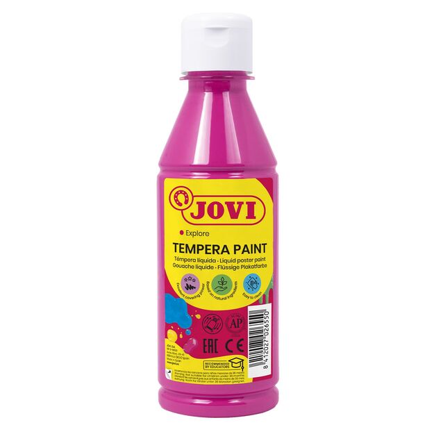 Guašas buteliuke JOVI 1000 ml, rožinė sp. (magenta)