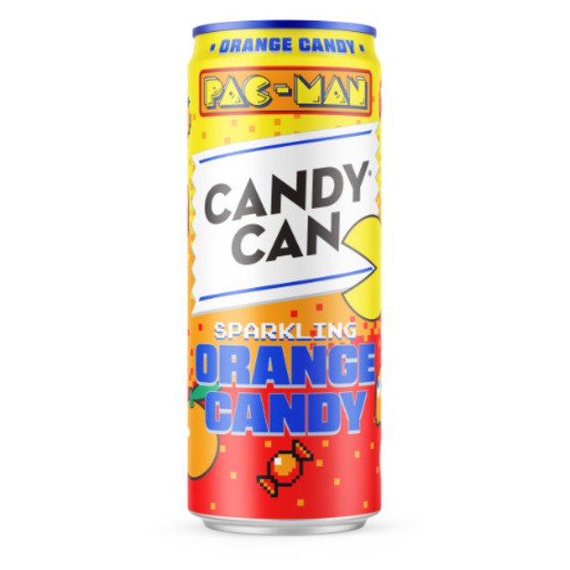 Gazuotas gaivusis gėrimas CANDY CAN x Pac-Man Orange Candy, 0.33 l
