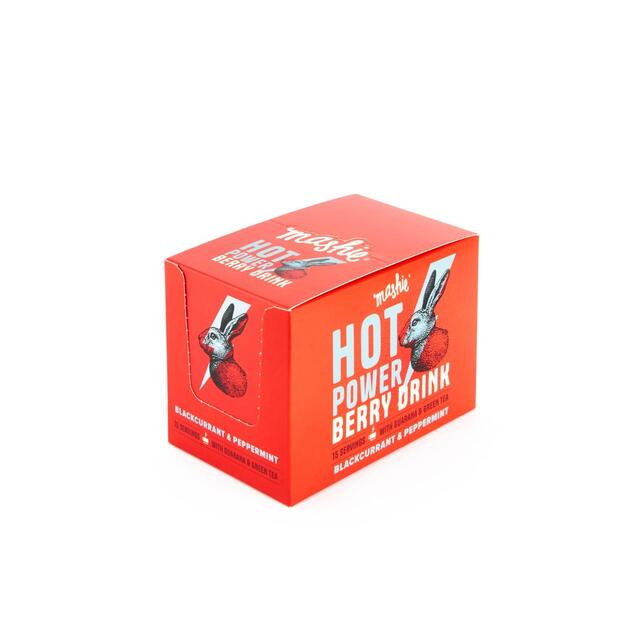 Energinė juodųjų serbentų su pipirmėte uogų tyrė MASHIE HOT POWER, 15 vnt. 1
