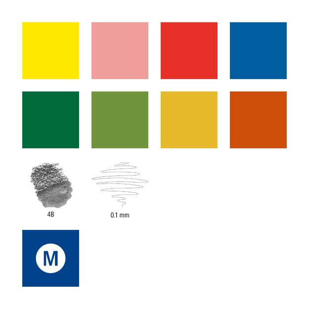 Piešimo rinkinys STAEDTLER Mixed set #5 4