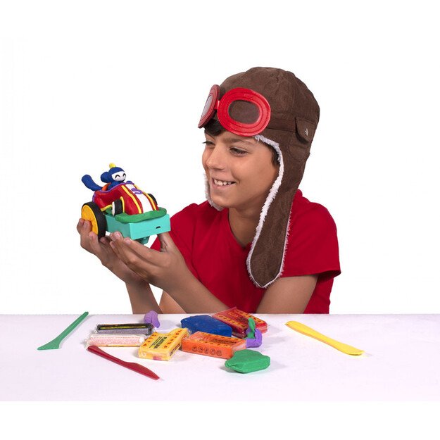 Pašėlę lenktyniniai automobiliai JOVITECH rinkinys. Pagrindinės spalvos 2