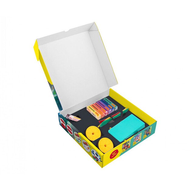 Pašėlę lenktyniniai automobiliai JOVITECH rinkinys. Pagrindinės spalvos 5