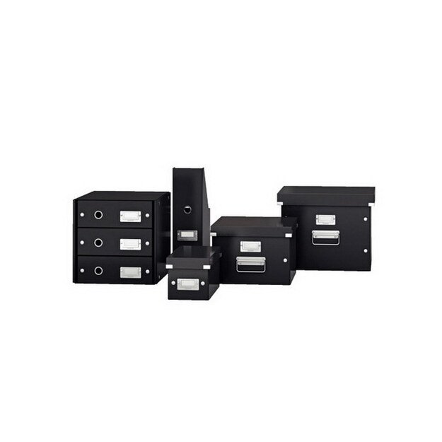 Archyvavimo dėžė LEITZ, sudedama, A3, 200 x 369 x 482 mm, juoda 1