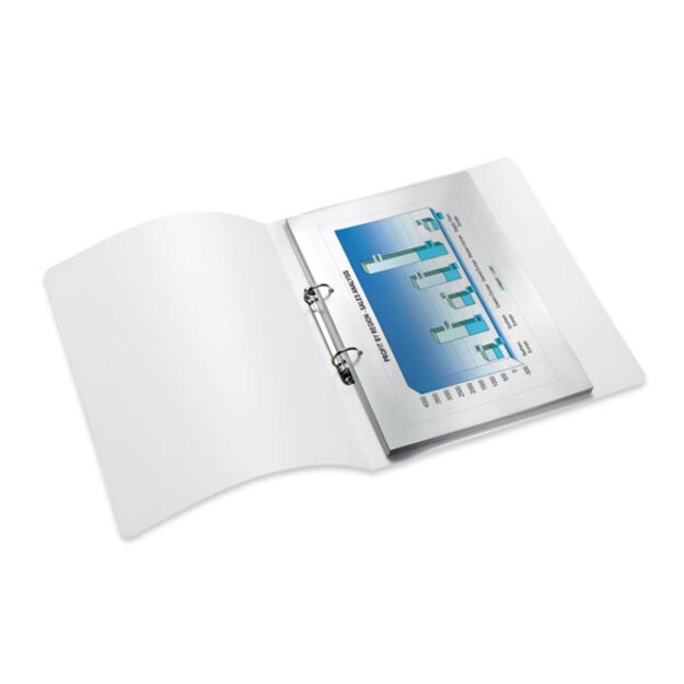 Žiedinis segtuvas LEITZ WOW, A4, PP, nugarėlė 32 mm, 2 žiedai 25 mm 2