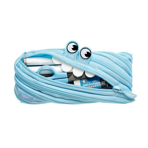 Penalas-pieštukinė ZIPIT Gorge Monster Pouch, GO-1, Mėlyna 1
