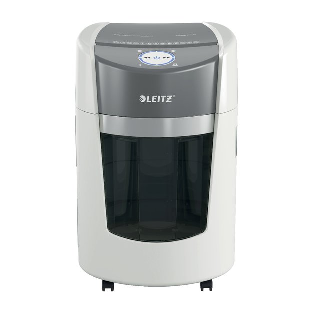 Leitz IQ OptiMax Small Office 350 Micro Cut Paper Shredder, P5, 22L, White 2