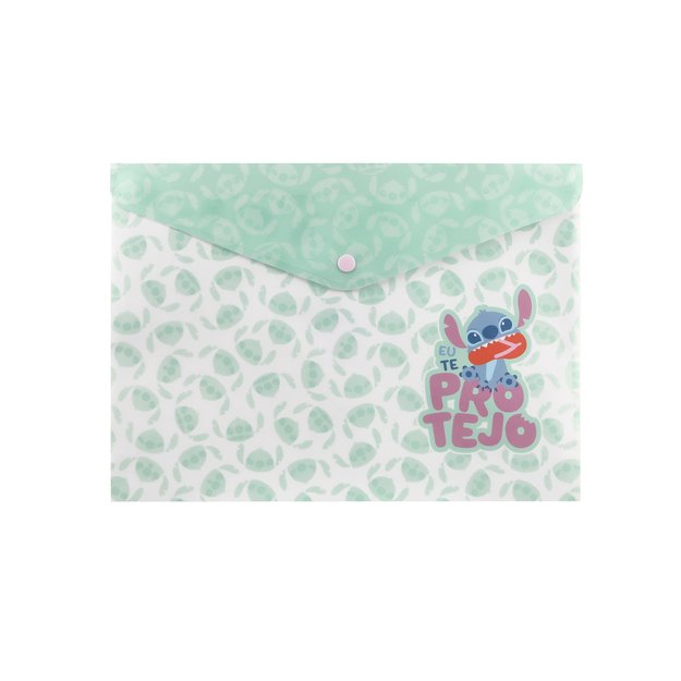 Dėklas - vokas su spaustuku COOLPACK STITCH, A4, PP