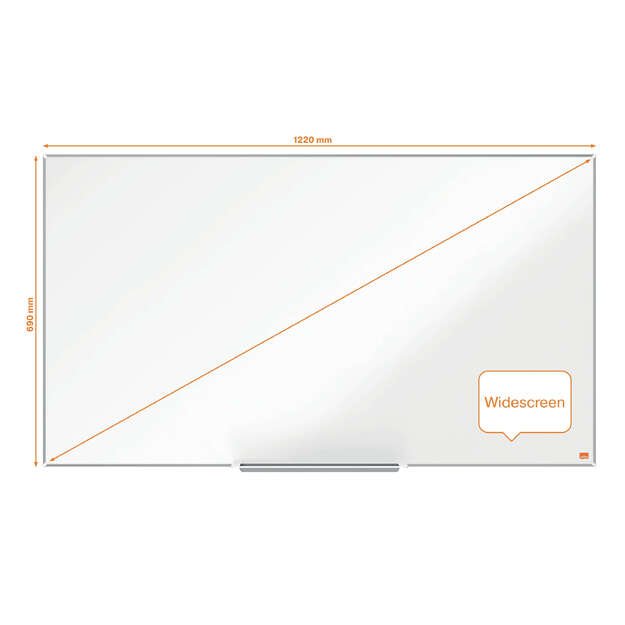 Plieninė baltoji magnetinė lenta Nobo Impression Pro, plačiaekranė 55, 122x69 cm 3