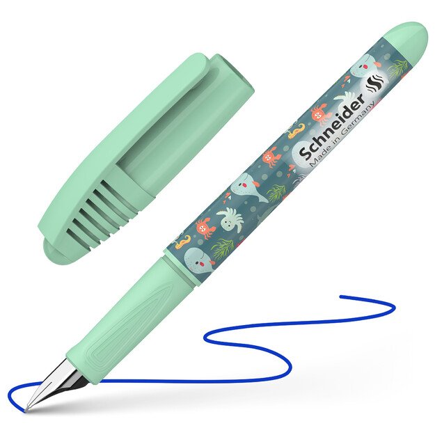 Plunksnakotis SCHNEIDER Zippi Happy Fish, dešiniarankiams ir kairiarankiams 1