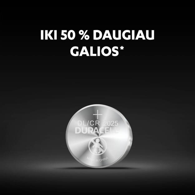 Baterijos DURACELL 2025, 2vnt. 2