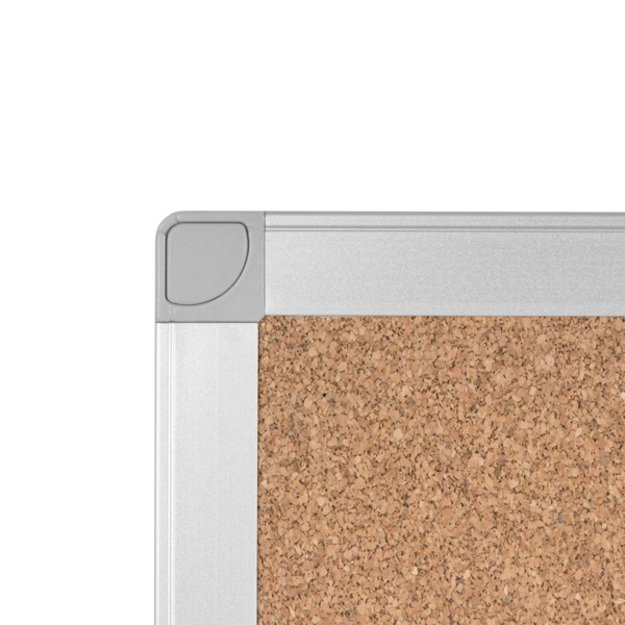 Kamštinė lenta BI-OFFICE AYDA 60x45, aliuminio rėmas 2