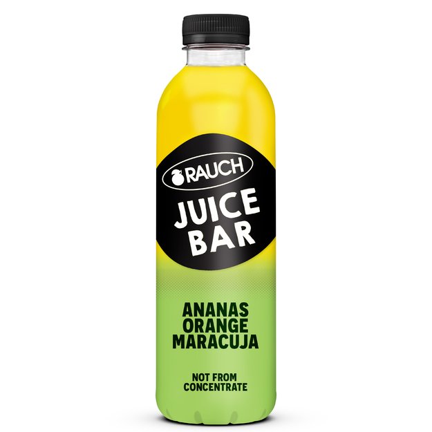 Tiesioginio spaudimo sultys RAUCH Juice bar, ananasų, apelsinų, pasiflorų, 0,8 l, PET D