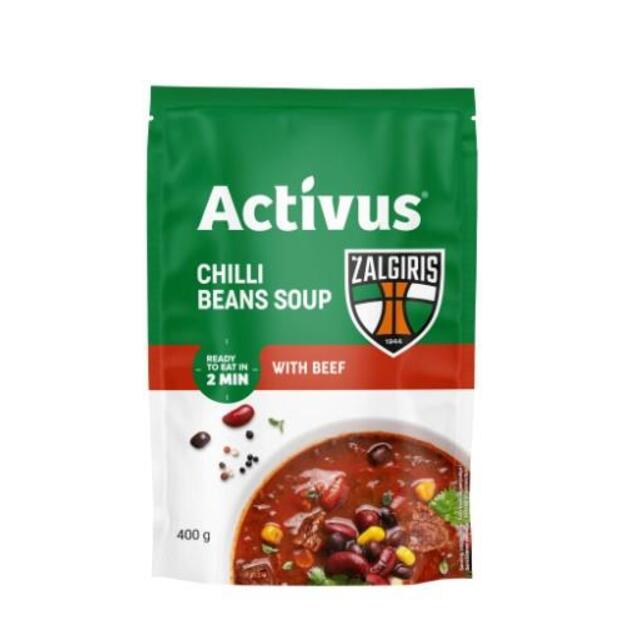 A&scaron;tri pupelių sriuba ACTIVUS&ŽALGIRIS su jautiena, mai&scaron;elyje, 400g
