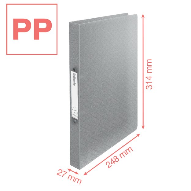 Žiedinis segtuvas Esselte Colour Breeze, A4, nugarėlė 25 mm, 2 žiedai, mėlynos sp. 1