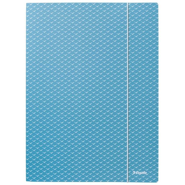 Dėklas dokumentams su gumele Esselte Colour Breeze, A4, kartoninis, mėlyna