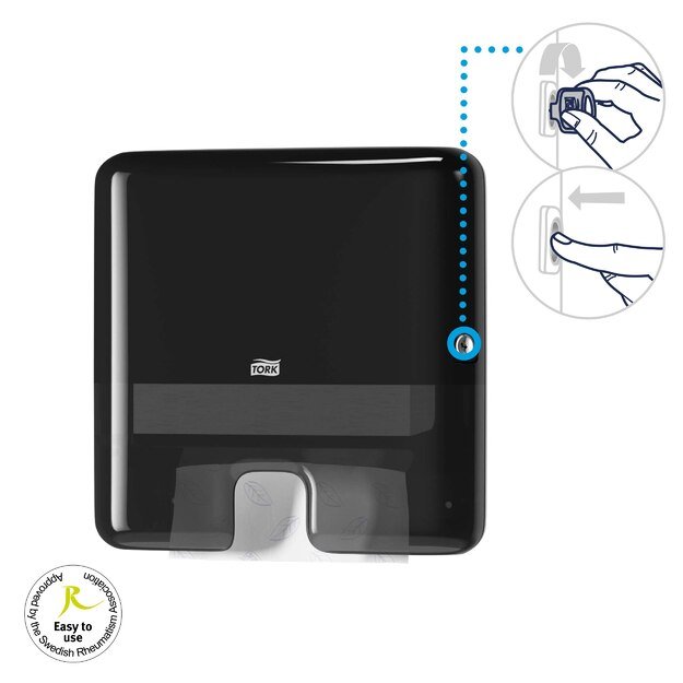 Rankų valymo popieriaus laikiklis TORK 552108 ,H2 Mini 2