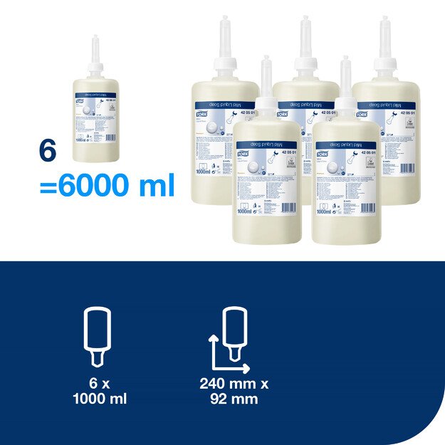 Skystas muilas su kremu TORK SCA PREMIUM MILD 1L, 420501 3