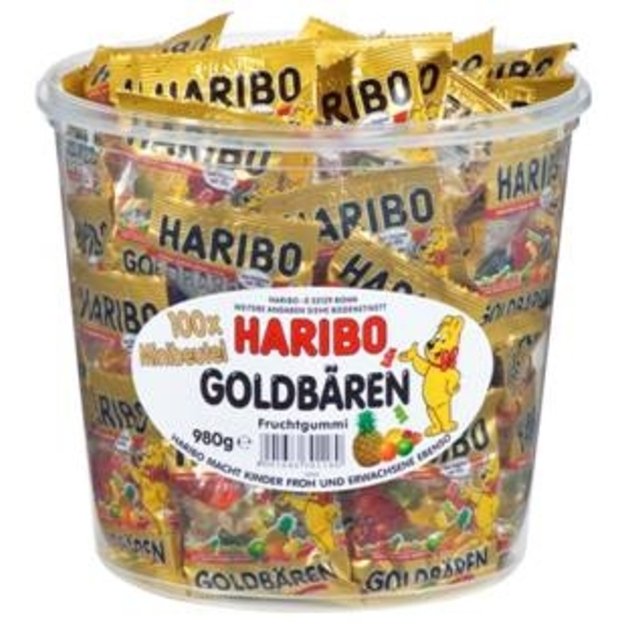 Guminukai HARIBO, Goldbaren, mini, 980 g